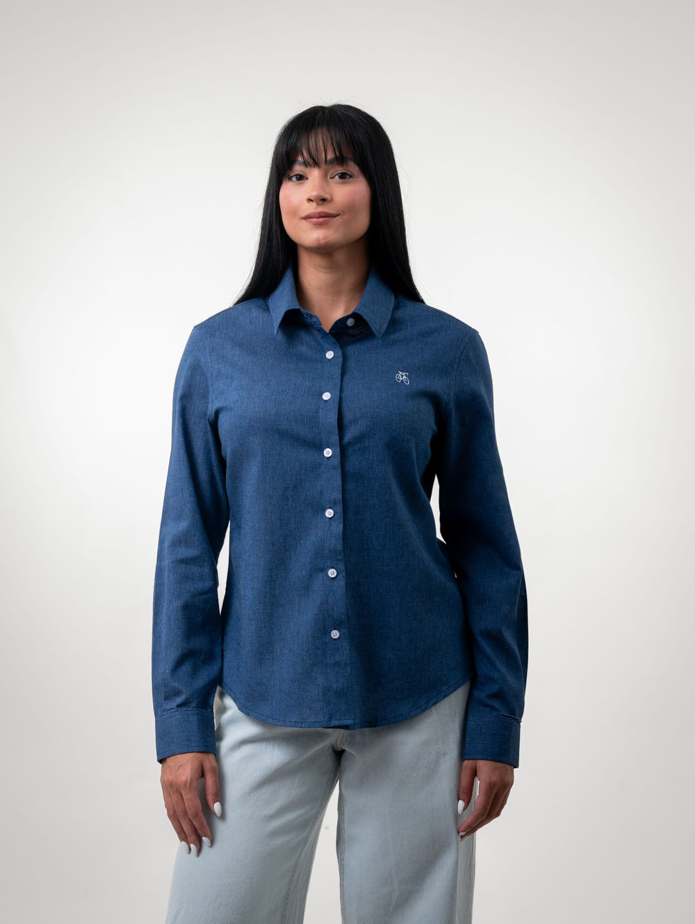 Camisa Lino Azul Marino