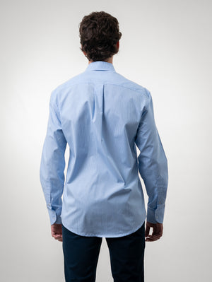 Camisa Cuadros Azul Cielo