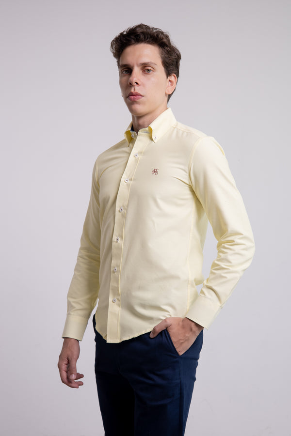 Camisa Amarilla Manga Larga