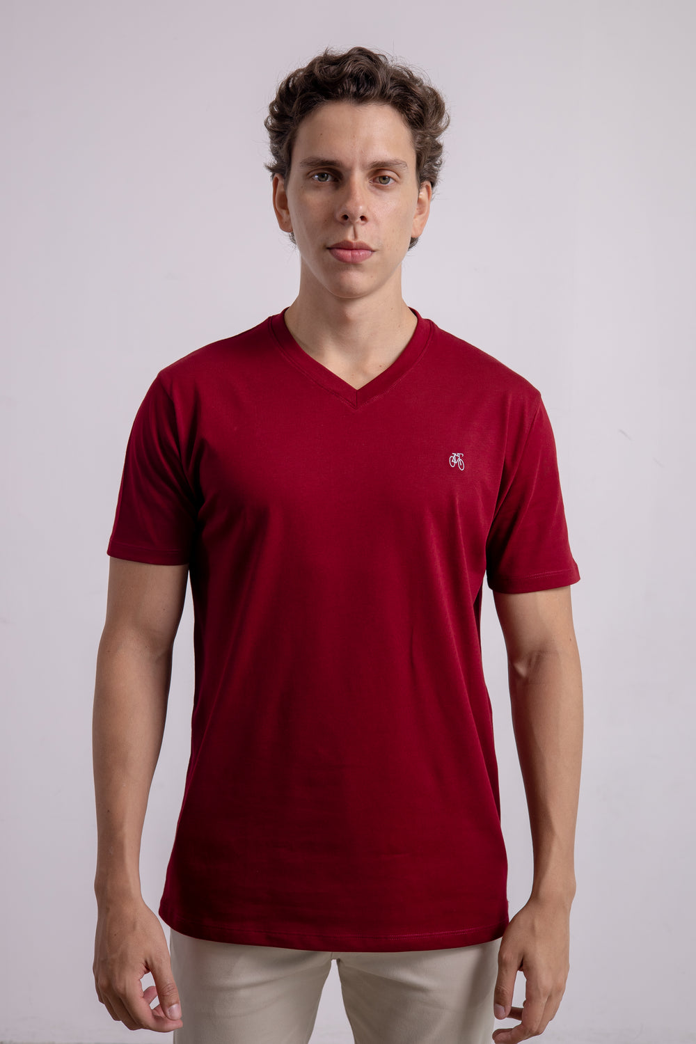 Franela Vinotinto Cuello V