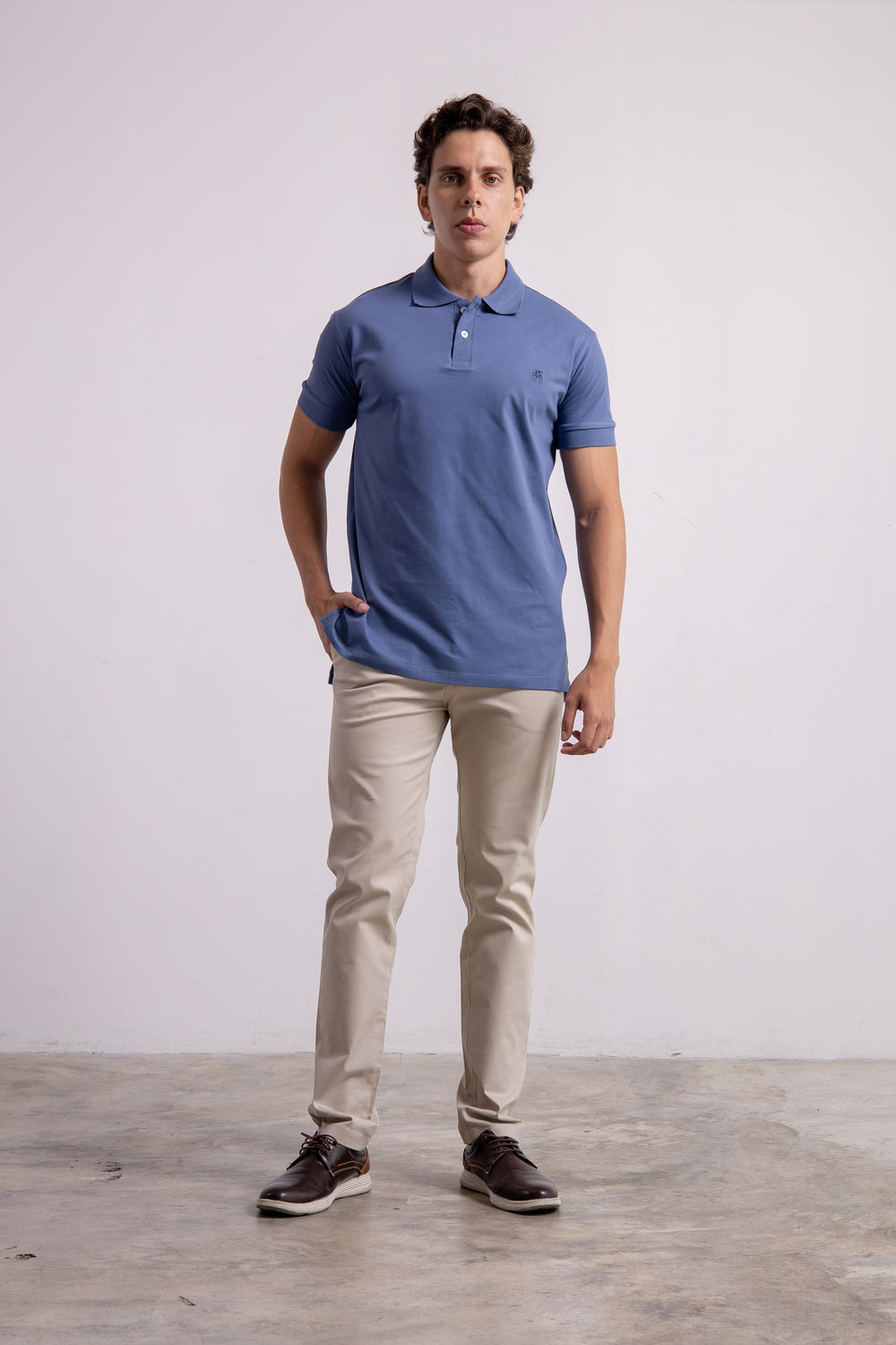 Chemise Azul Índigo