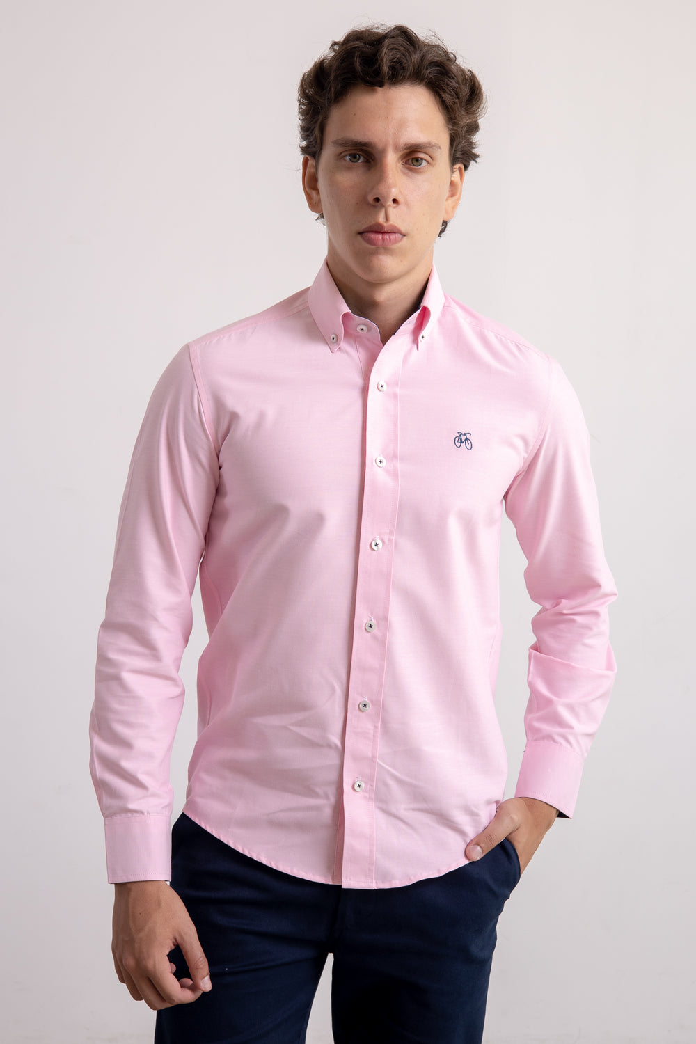 Camisa Rosada Manga Larga