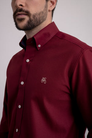 Camisa Vinotinto Manga Larga