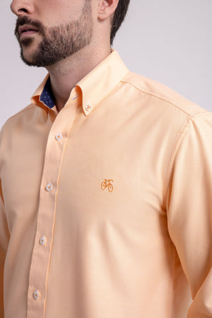 Camisa Naranja Manga Larga