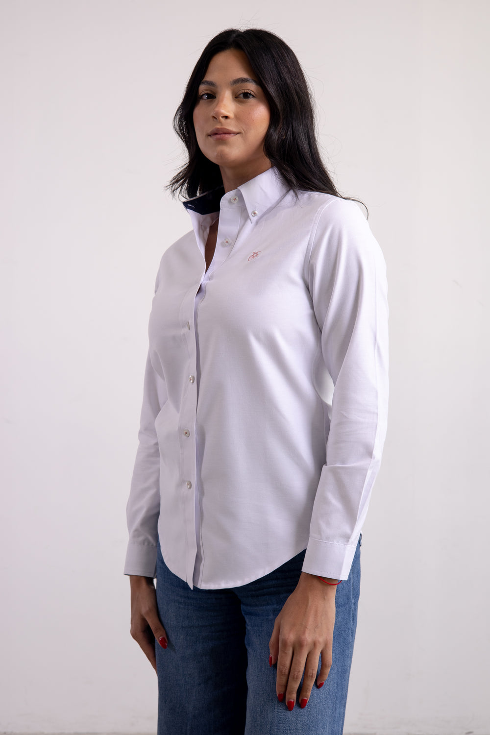 Camisa Dama Blanca Button Down