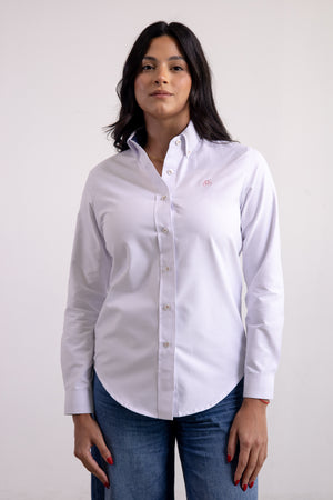 Camisa Dama Blanca Button Down