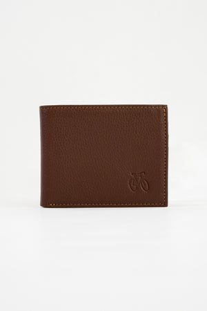 Billetera Marrón Corrugada