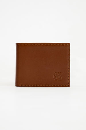 Billetera Piel Marron Lisa