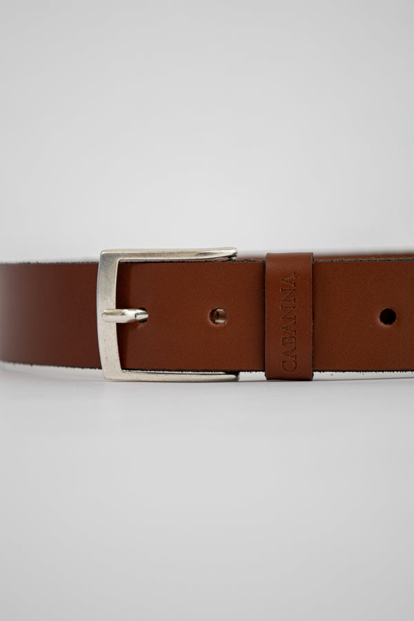 Correa Casual Piel Marrón Claro