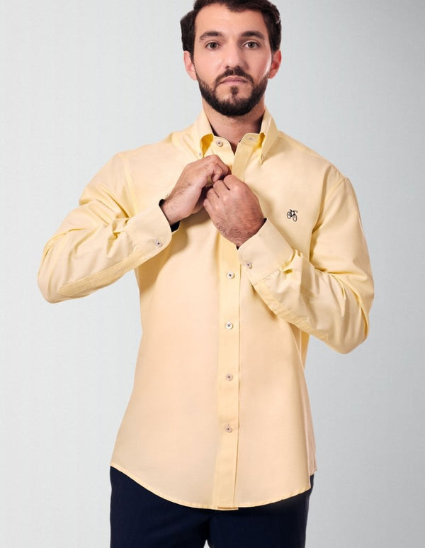 Camisa Amarilla Manga Larga